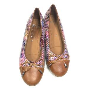 Ara round toe ballet shoes with small heels Size 6.5